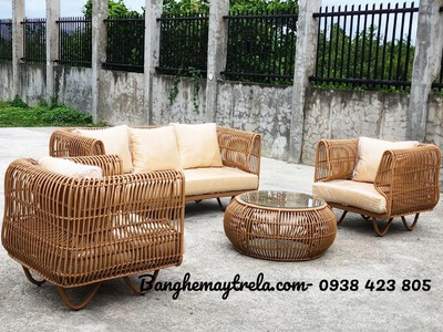 Sofa tổ yến hiện đại mây nhựa 5