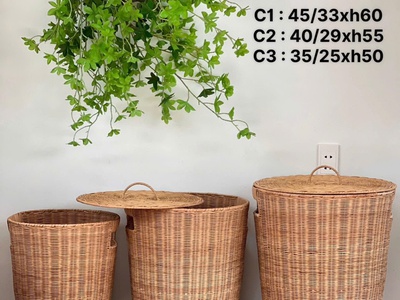 Sọt để đồ mây tre đan tự nhiên 8