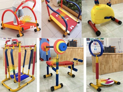 Bộ dụng cụ thể dục mini cho trẻ em mầm non 7