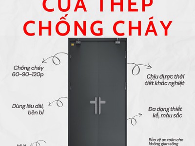 Cửa thép chống cháy an toàn bền bỉ 2