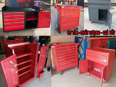 Xe đẩy phụ kiện, đồ nghề 3 tầng 4