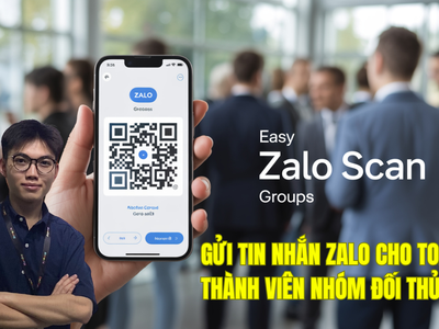 Quét nhóm Zalo ẩn thành viên, gửi tin nhắn Zalo tự động 0