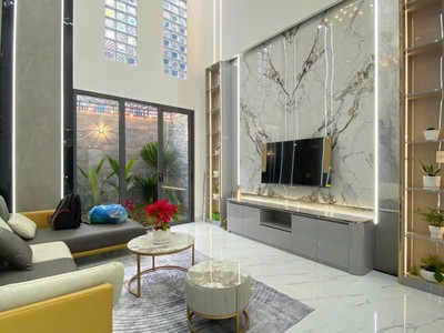 Bán gấp giảm mạnh 5 trăm triệu  nhà phố thạnh xuân quận 12 đẹp hiện đại, full nội thất 2