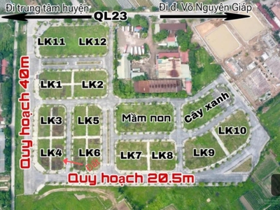 Bán 90m2 đất tái định cư đông nam cổ dương tiên dương đông anh - gía chỉ 13x 0