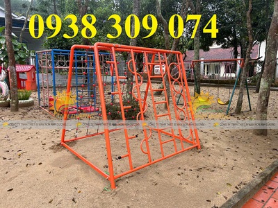Thang leo mầm non,khung leo cho bé,khung leo trèo vận động 5