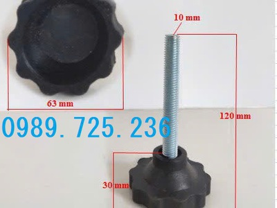 Chân tăng chỉnh M10, chân tăng chỉnh hoa 10 cánh M10 4