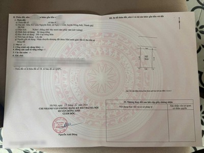 78,8 m2 đấu giá x8 nguyên khê giá đầu tư 2