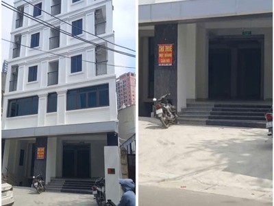 Cho thuê sàn kinh doanh tầng 1   tầng 2, mặt phố số 132 hoàng công chất 0