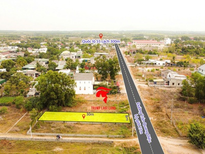 Bán 8m x 30 đất mặt tiền trần quang diệu, thị xã lagi giá rẻ nhất 2