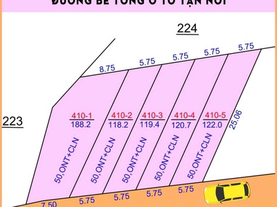 Bán lock 5 lô khánh đông, khánh vĩnh, khánh hòa full thổ dân đông 2 đầu, đường ô tô tận đất 0
