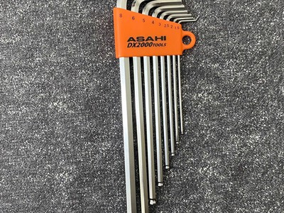 Bộ lục giác bi loại dài 1.5-8mm Asahi AQS0880 Nhật Bản 0