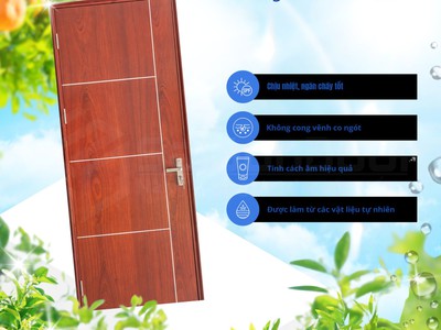 Cửa gỗ MDF Veneer Saigondoor 2