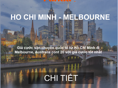 Giá cước vận tải biển từ Hồ Chí Minh đi Melbourne, Australia 0