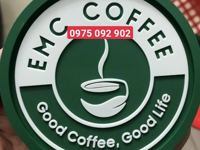 . Làm đế lót ly bằng nhựa, đế lót ly nhựa viền nổi, đế lót ly nhựa dẻo, đế lót ly PVC cao cấp 3