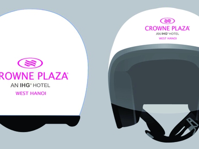 Mũ bảo hiểm in logo theo yêu cầu quà tặng quảng cáo 1