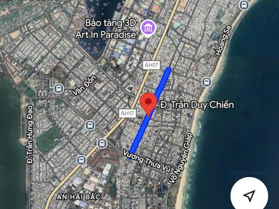 Bán đất mặt tiền trần duy chiến, sơn trà, đà nẵng. đường 10m5 gần biển, khu vực kinh doanh dịch vụ 2