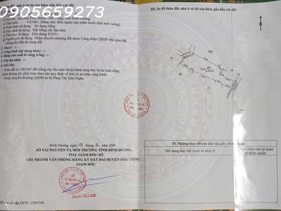 Bán gấp 5.000m2 tại kcn dầu tiếng 1 - 600k/m2 - 2.8tỷ 0