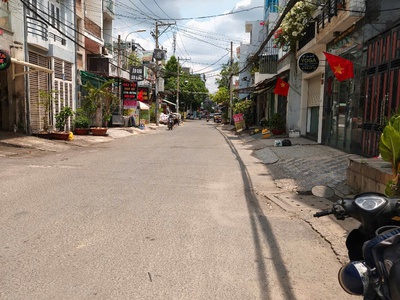 Nhà mới 4 tầng đang cho thuê làm vp 30tr/ tháng cách mặt tiền 15m hẻm thẳng xe hơi sổ vuông 98m2 0