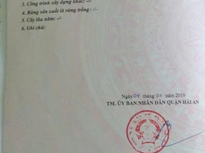 Chính chủ gửi bán lô đất 990 triệu  ngõ  cát vũ, tràng cát, hải an hải phòng 1