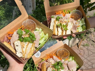 Hộp giấy Kraft đựng đồ ăn 1
