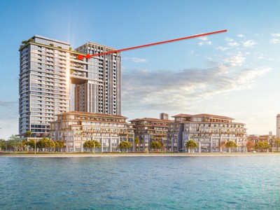 Chủ cần bán căn Studio 43.5m2 trực diện sông tầng cao giá 4 tỷ 5 có tl 2