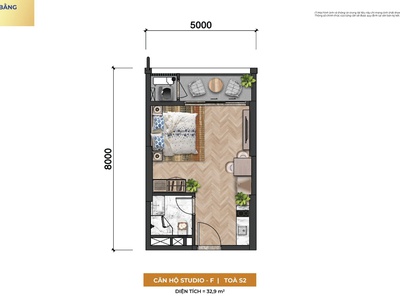Căn 1PN  view sông Hàn, hồ bơi, bến du thuyền cực đẹp chỉ 3 tỷ 4 6