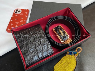 Dây Lưng Da Cá Sấu Nam   Món Phụ Kiện Không Thể Thiếu 2