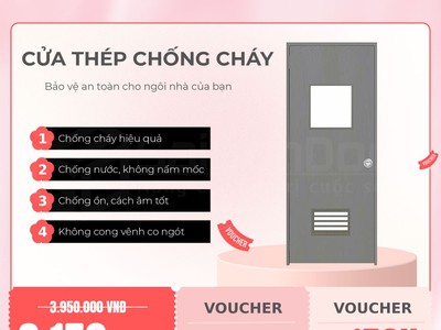 Cửa thép chống cháy an toàn sang trọng 3