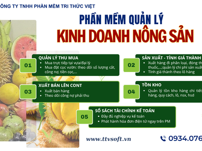 Phần mềm quản lý mua bán và tính giá thành nông sản 0
