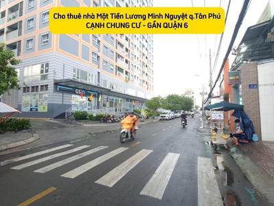 Cho thuê nhà  mặt tiền lương minh nguyệt 100m , 1lầu -cạnh chung cư 0