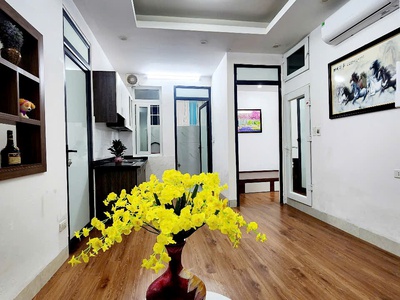 Cho thuê căn hộ chung cư khương đình 50m2, 2 ngủ, full đồ ở gia đình, 8 triệu 0