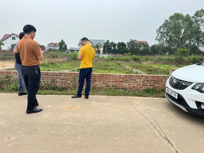 Bán đất minh trí, sóc sơn, hn. đường thông, oto đỗ. dt 110m, giá 2,4 tỷ. 1