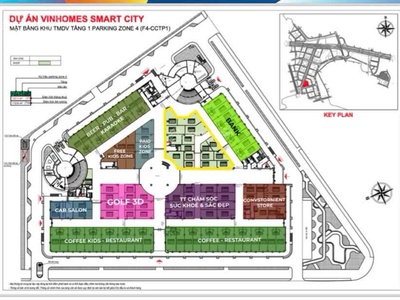 Chính chủ cần bán mặt bằng kinh doanh khu trung tâm thương mại parking zone 4 vinhomes smart city 1