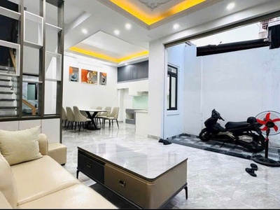 Bán nhà xây mới độc lập ngõ 132 an đà 4 tầng thiết kế villa mini mặt tiền rộng tới 7m 1