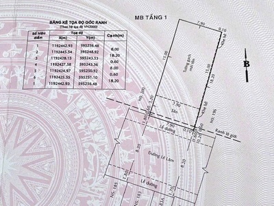 Bán nhà mặt phố lê lâm, tân phú - 144m   8x18m  - chỉ 19.4 tỷ - sổ hồng chính chủ. đất trống. 2