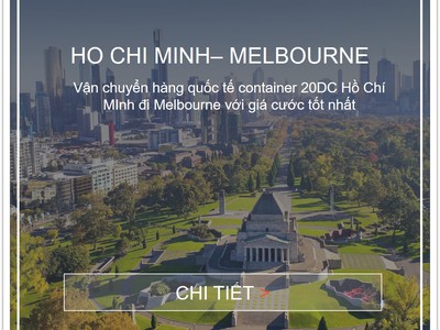 Giá cước vận tải biển từ Việt Nam đi Melbourne, Úc 0