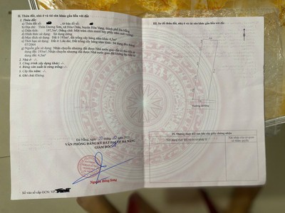 CC Bán lô đất 200m, kiệt ô tô 5m   thôn Dương Sơn, Hòa Châu   gộp với Hòa Xuân 3