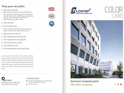Tấm ốp hợp kim nhôm nhựa thương hiệu Alcotop  Alcotop Aluminium Composite Panel 1