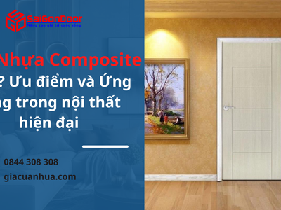 Cửa nhựa Composite là gì  Ưu điểm và Ứng dụng trong Nội thất Hiện đại 1