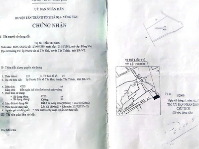 Chính chủ bán đất đẹp - đầu tư sinh lời - diện tích: 110m2   giá bán: 450 triệu 3