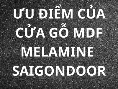 Cửa gỗ MDF melamine 3