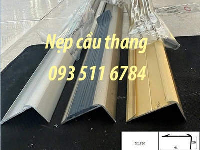 Nẹp T nhôm nẹp cầu thang chống trơn trượt nẹp V Inox màu 3