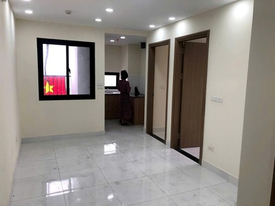 Cho thuê căn hộ 2 ngủ , mới , sẵn điều hòa , nóng lạnh tại chung cư Hoàng Huy Lạch Tray 2