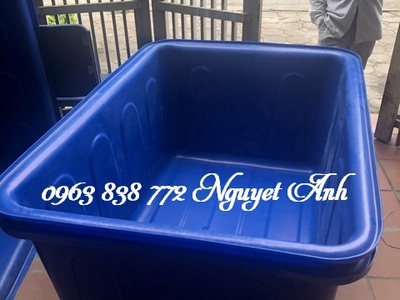 Thùng nhựa chữ nhật 750lit, dung tích lớn, giá siêu rẻ 1