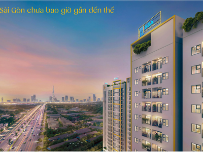 Bán căn hộ cửa ngõ khu tây Hồ Chí Minh gần chợ Bình Chánh 1