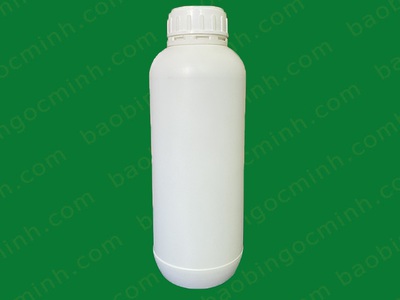 Chai nhựa HDPE 1 lít đựng dầu nhớt có vạch chia thể tích 4