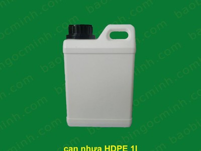 Chai nhựa HDPE 1 lít đựng dầu nhớt có vạch chia thể tích 3