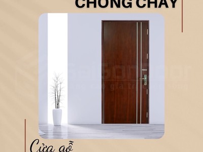 Cửa gỗ chống cháy an toàn 3