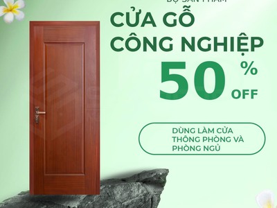 Cửa gỗ công nghiệp 0
