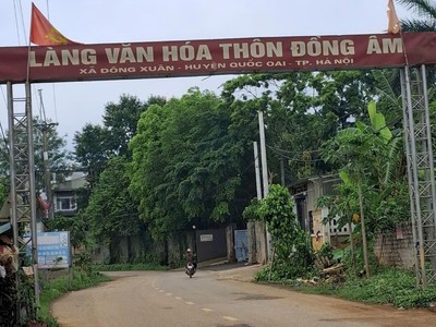 Hot hot đất đẹp - giá tốt - vị trí đắc địa tại xóm đồng âm, xã đông xuân, huyện quốc oai, thành phố 3